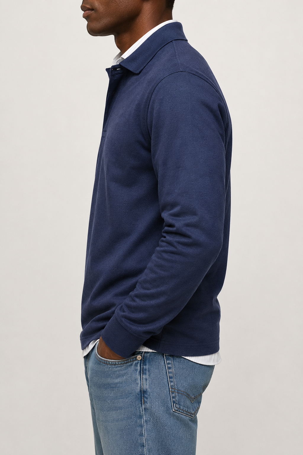 RAUL - Comfortabele Polo met Lange Mouwen