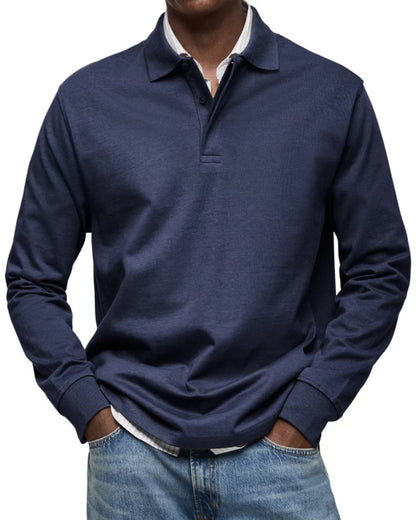 RAUL - Comfortabele Polo met Lange Mouwen