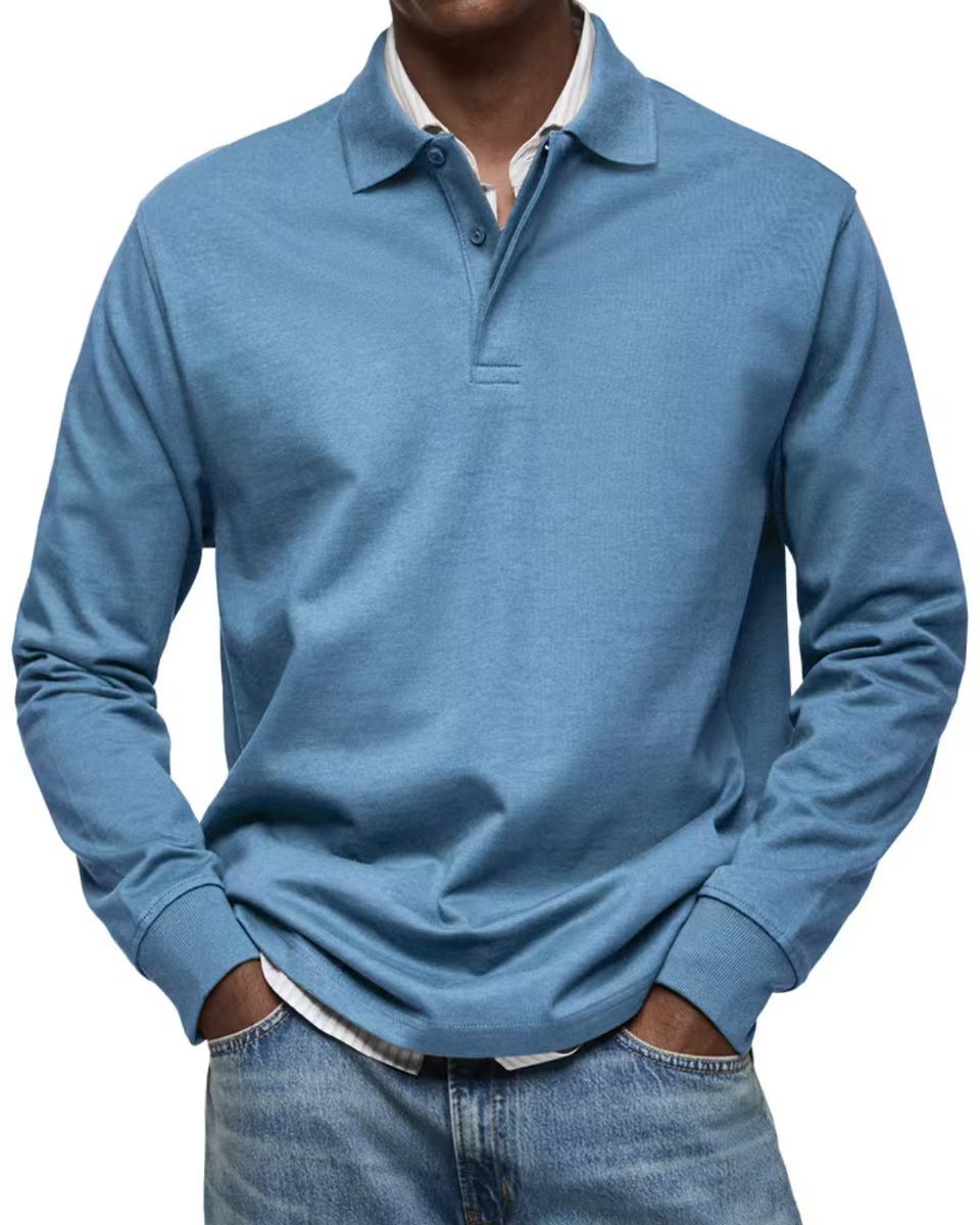 RAUL - Comfortabele Polo met Lange Mouwen