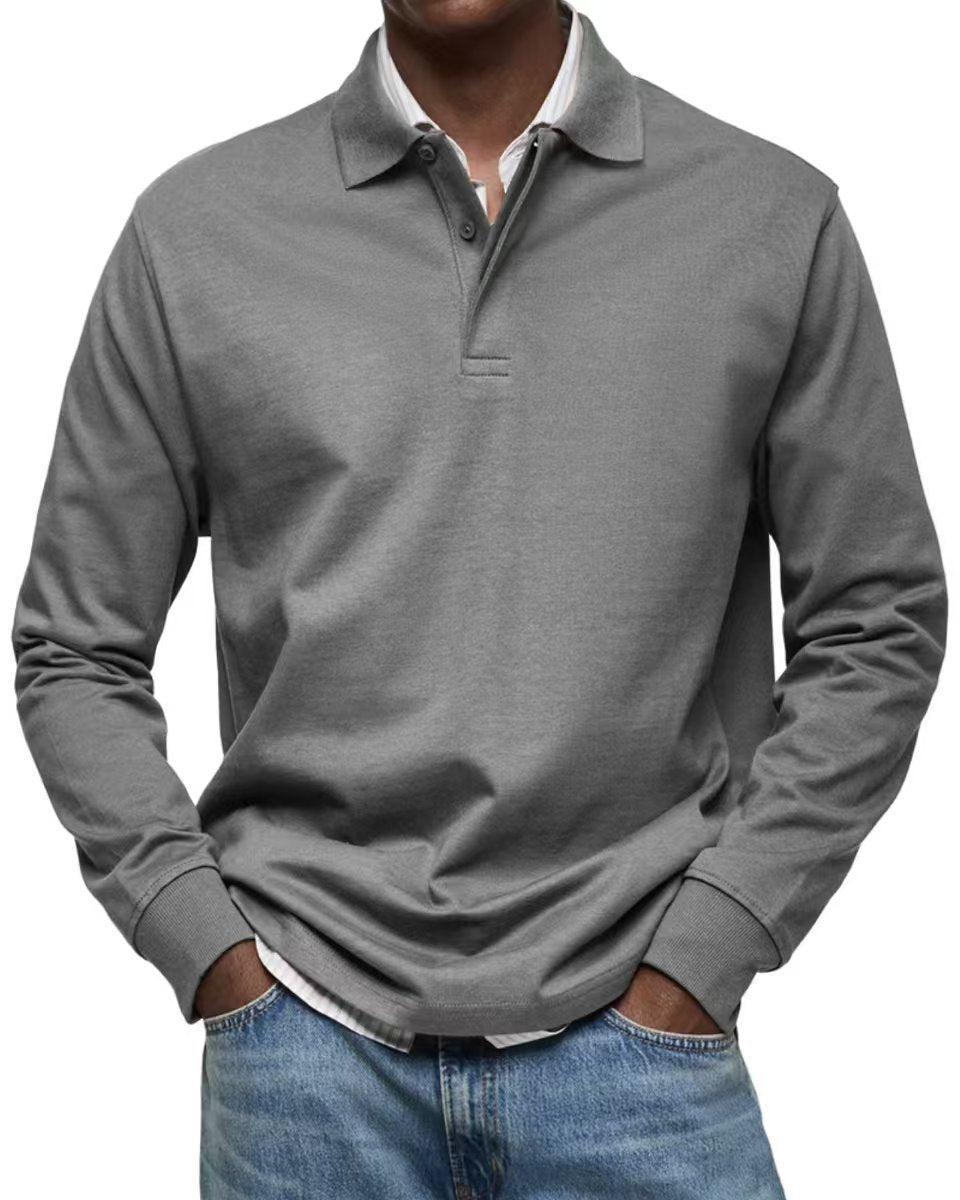 RAUL - Comfortabele Polo met Lange Mouwen
