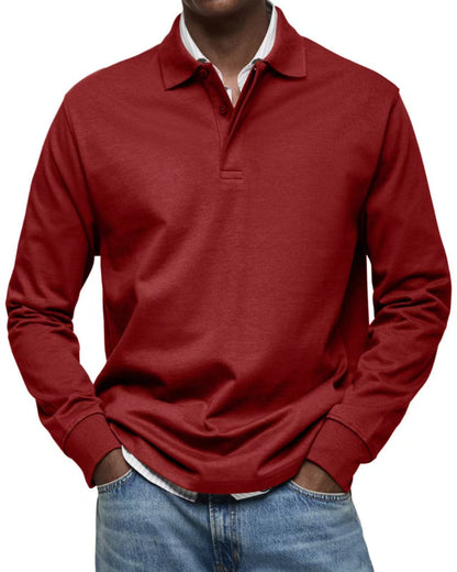 RAUL - Comfortabele Polo met Lange Mouwen