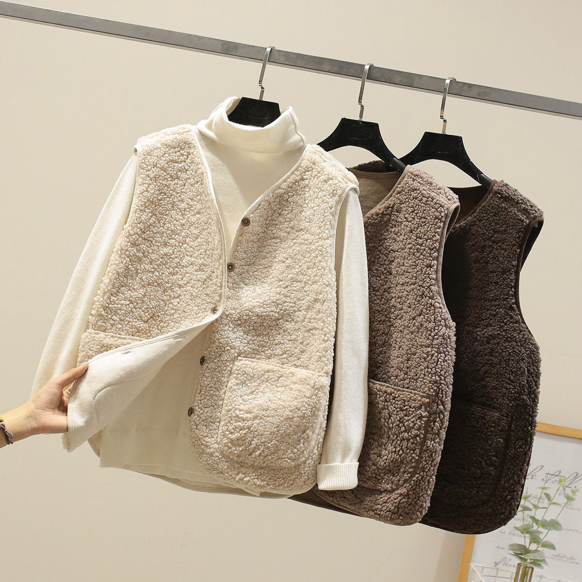 NELA - Zachte Teddy Bodywarmer
