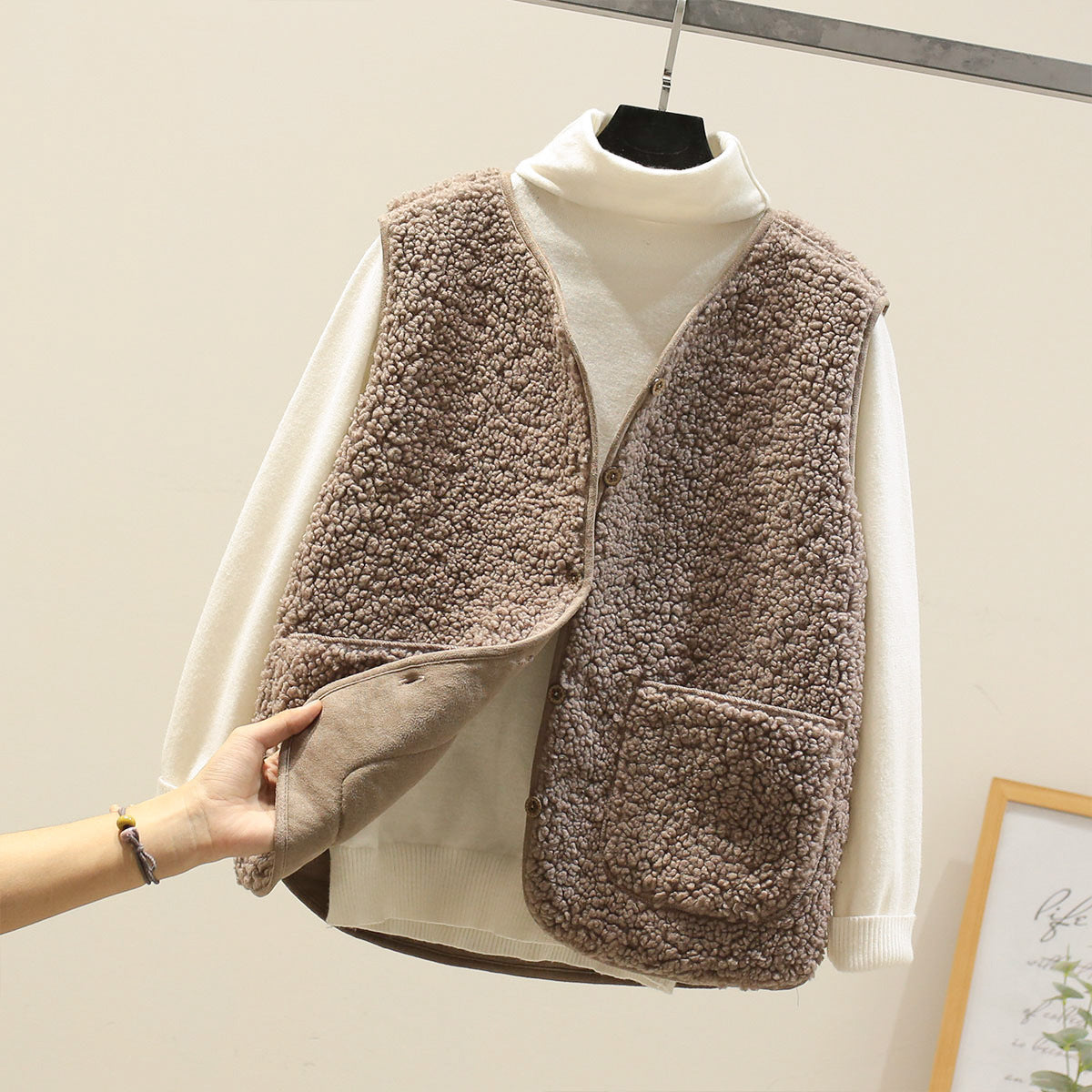NELA - Zachte Teddy Bodywarmer