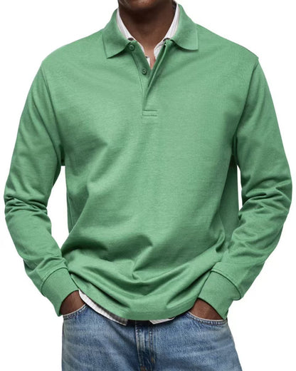 RAUL - Comfortabele Polo met Lange Mouwen
