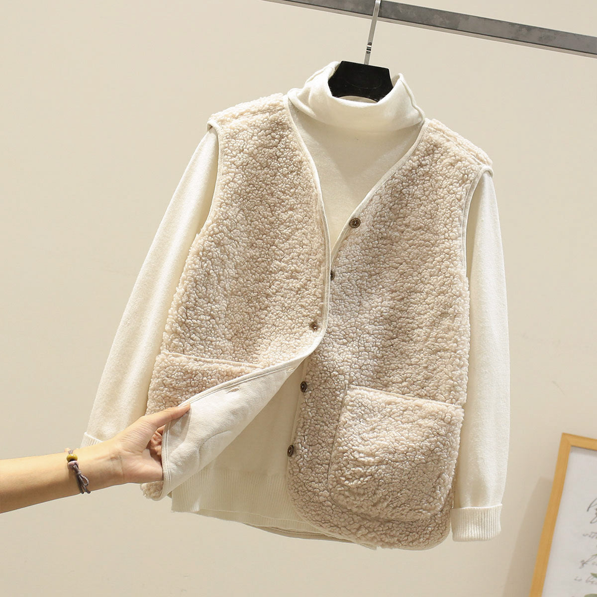 NELA - Zachte Teddy Bodywarmer